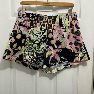 Adidas x  Farm Rio print shorts